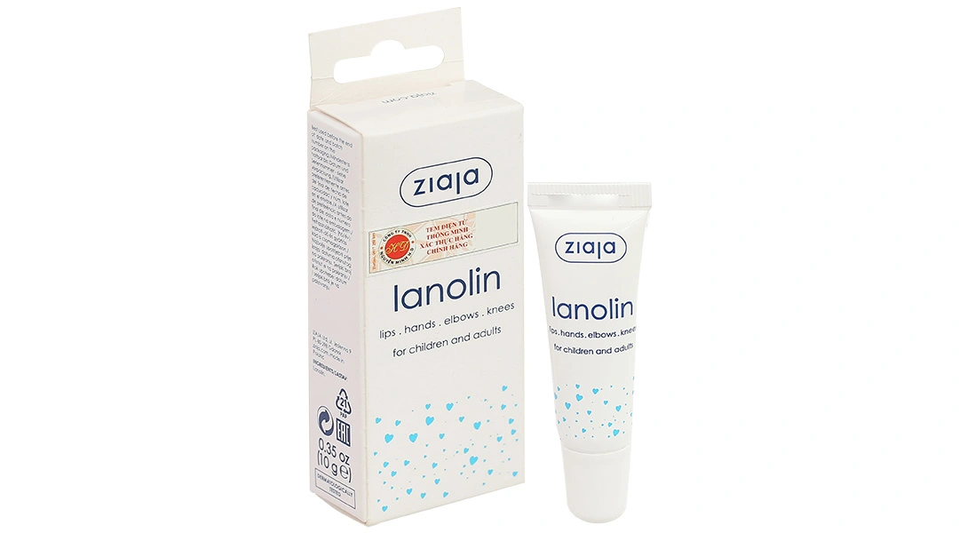 Sáp dưỡng da Ziaja Lanolina Kosmetyczna dưỡng ẩm, làm dịu da tuýp 10g - 1